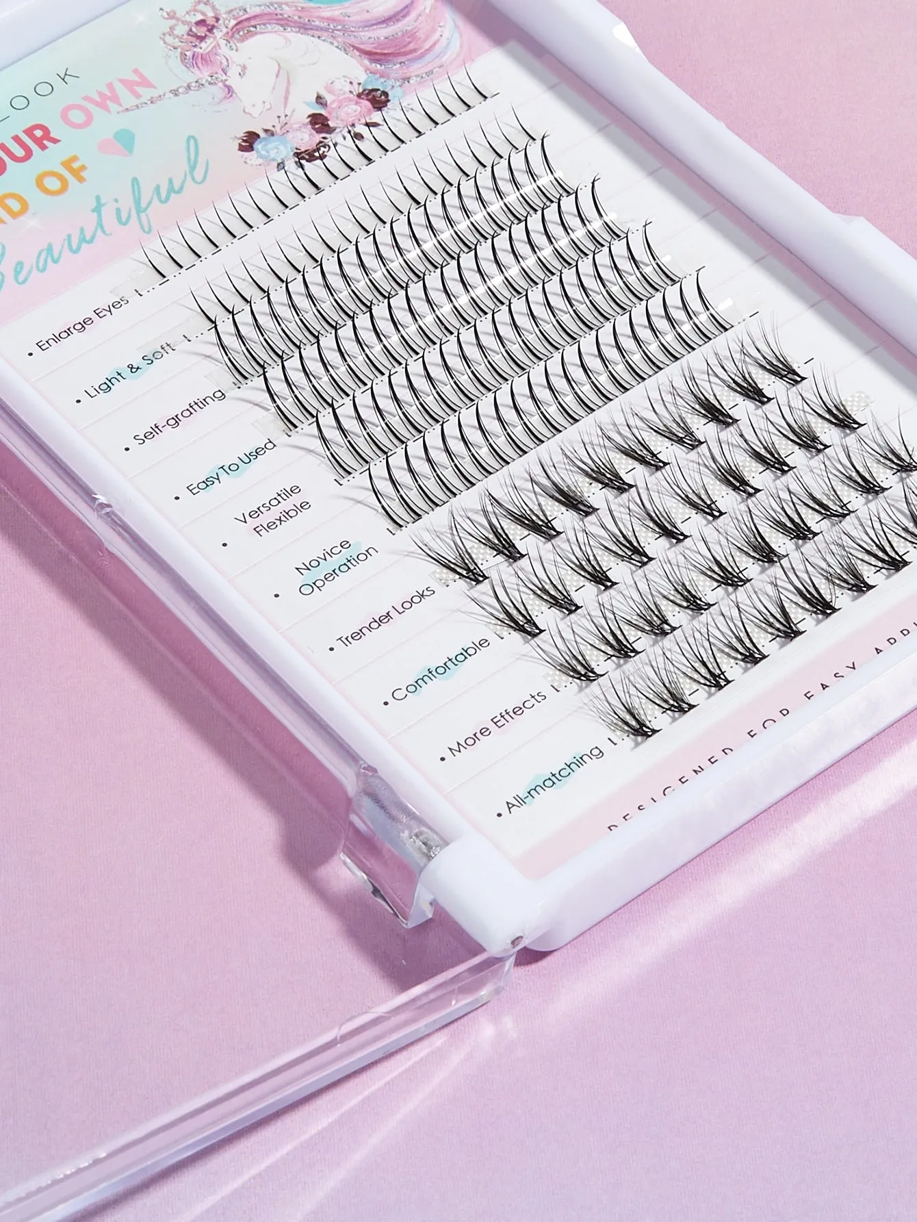 1box Mixed Individual False Eyelashes