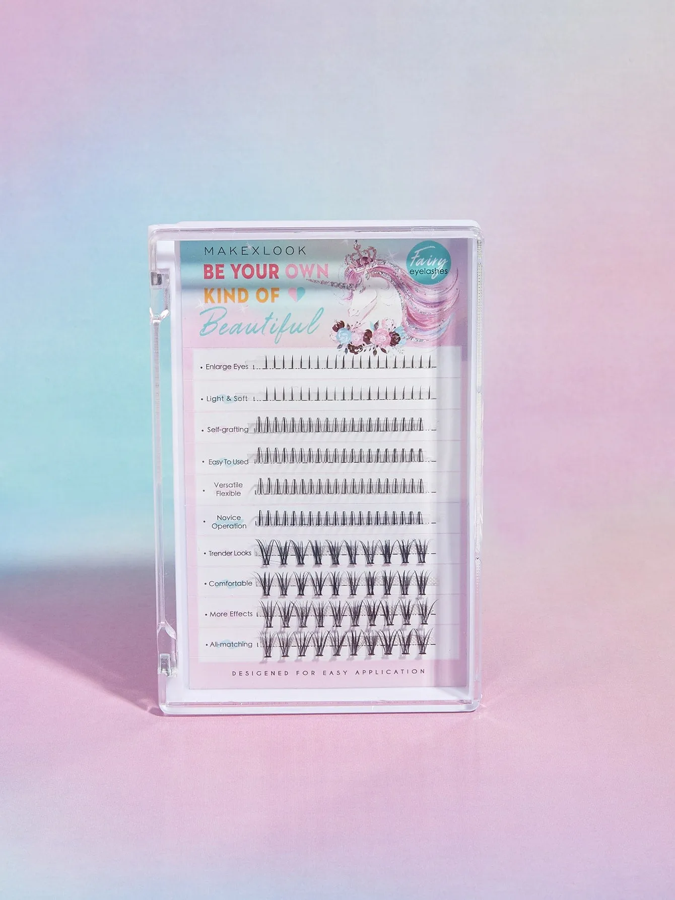 1box Mixed Individual False Eyelashes