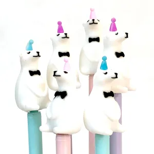 223332 SPINNING POLAR BEAR GEL PEN-17