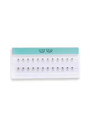 Enhance your product title by incorporating descriptive keywords and key attributes to make it more appealing and informative. Heres a suggestion:

Premium 9mm Brown 2D Volume Individual False Eyelashes - Natural Look Lash Extensions