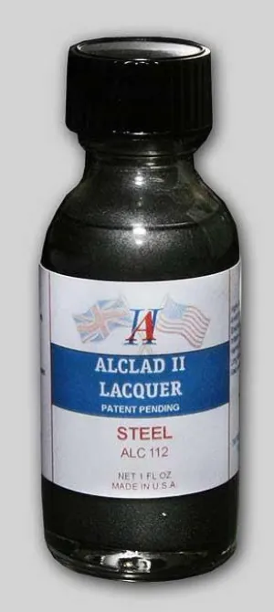 Alclad II ALC-112 Steel Lacquer Paint 1oz