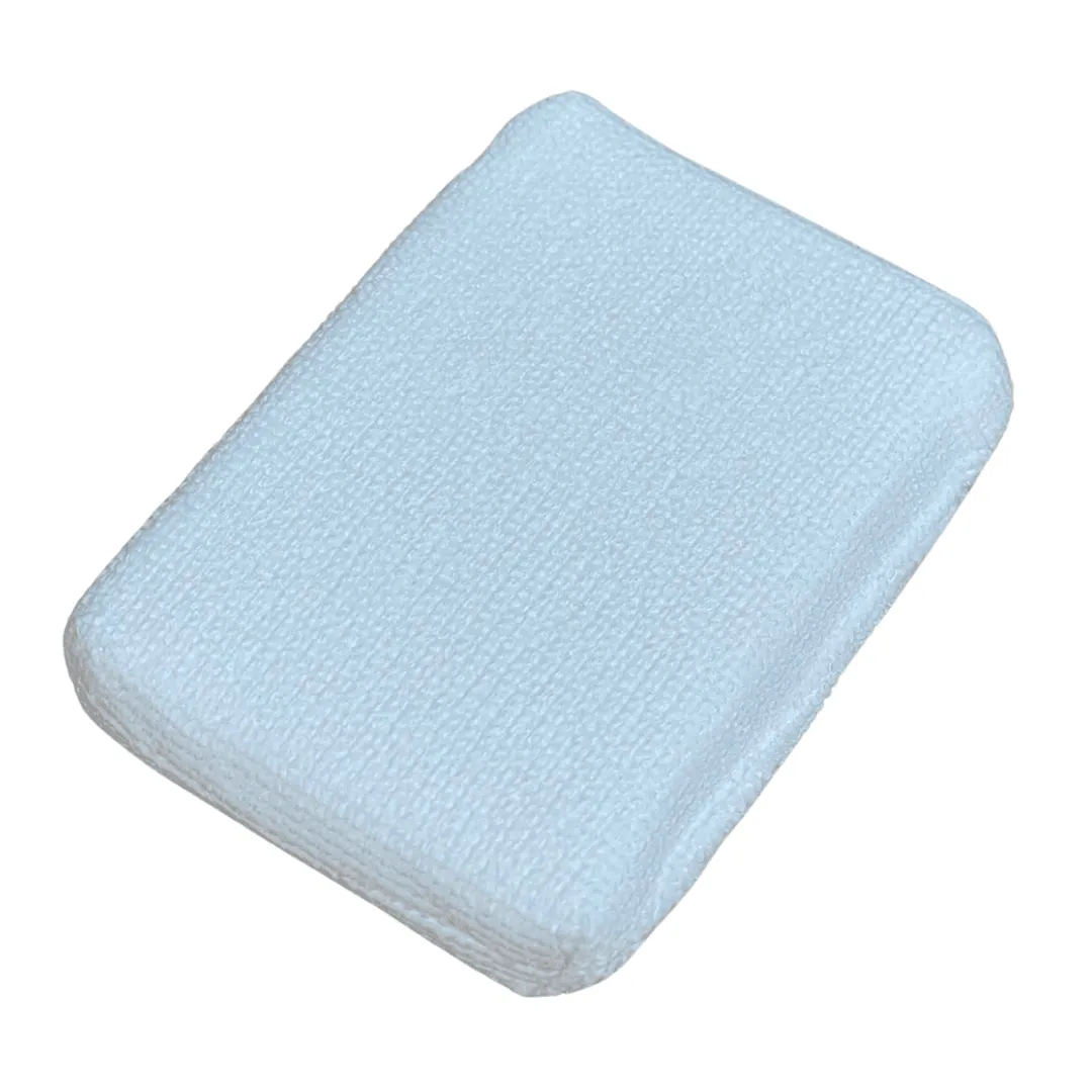 AUTOFIBER | Thin Saver Applicator Terry Microfiber Coating Applicator Sponge w/ Plastic Barrier