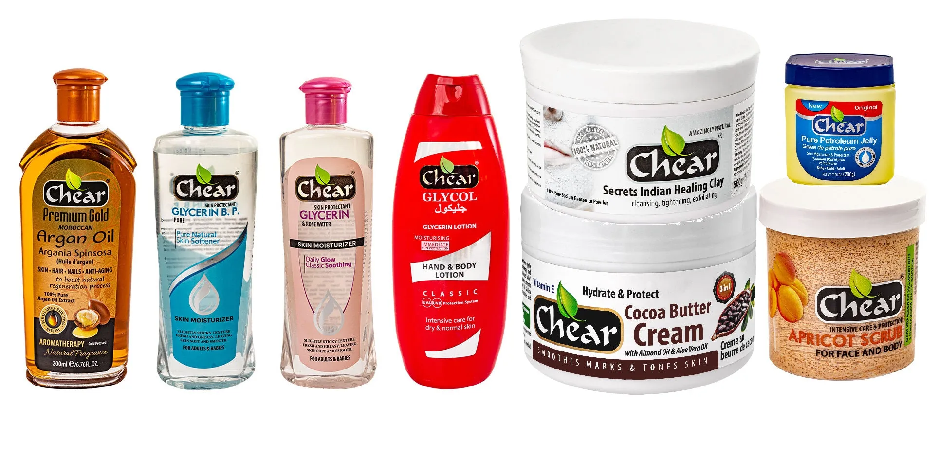 Chear Moisturizing & Exfoliating KIT (8)