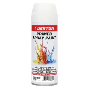 DEKTON 400ml Spray Paint Primer White