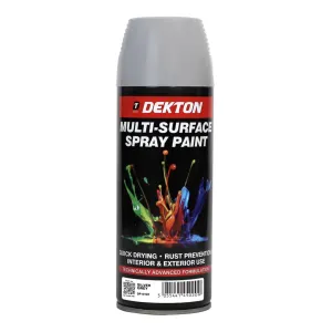 DEKTON 400ml Spray Paint Silver Grey