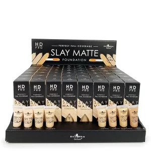 HD Pro Slay Matte Foundation Set   Free Testers (48 units)