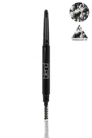 Long-Wearing Eyebrow Pencil with Attached Spooly Brush - Universal Dark