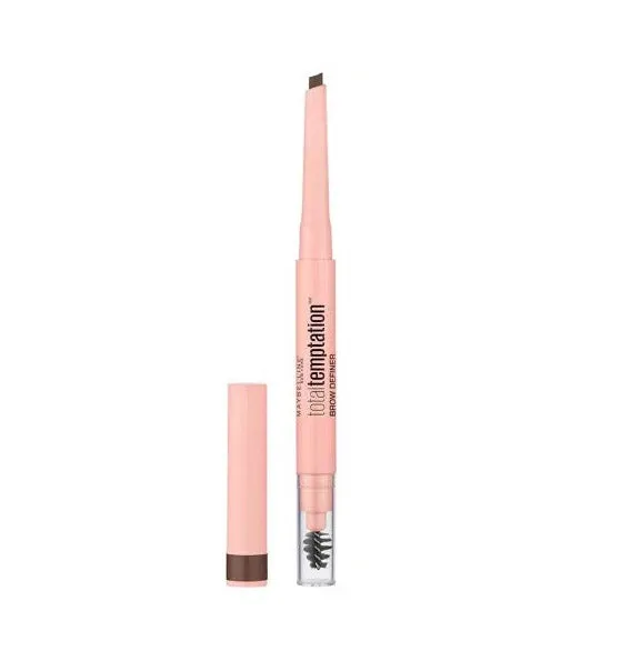 Maybelline Total Brow Temptation Angled Shaping Pencil Definer Medium Brown