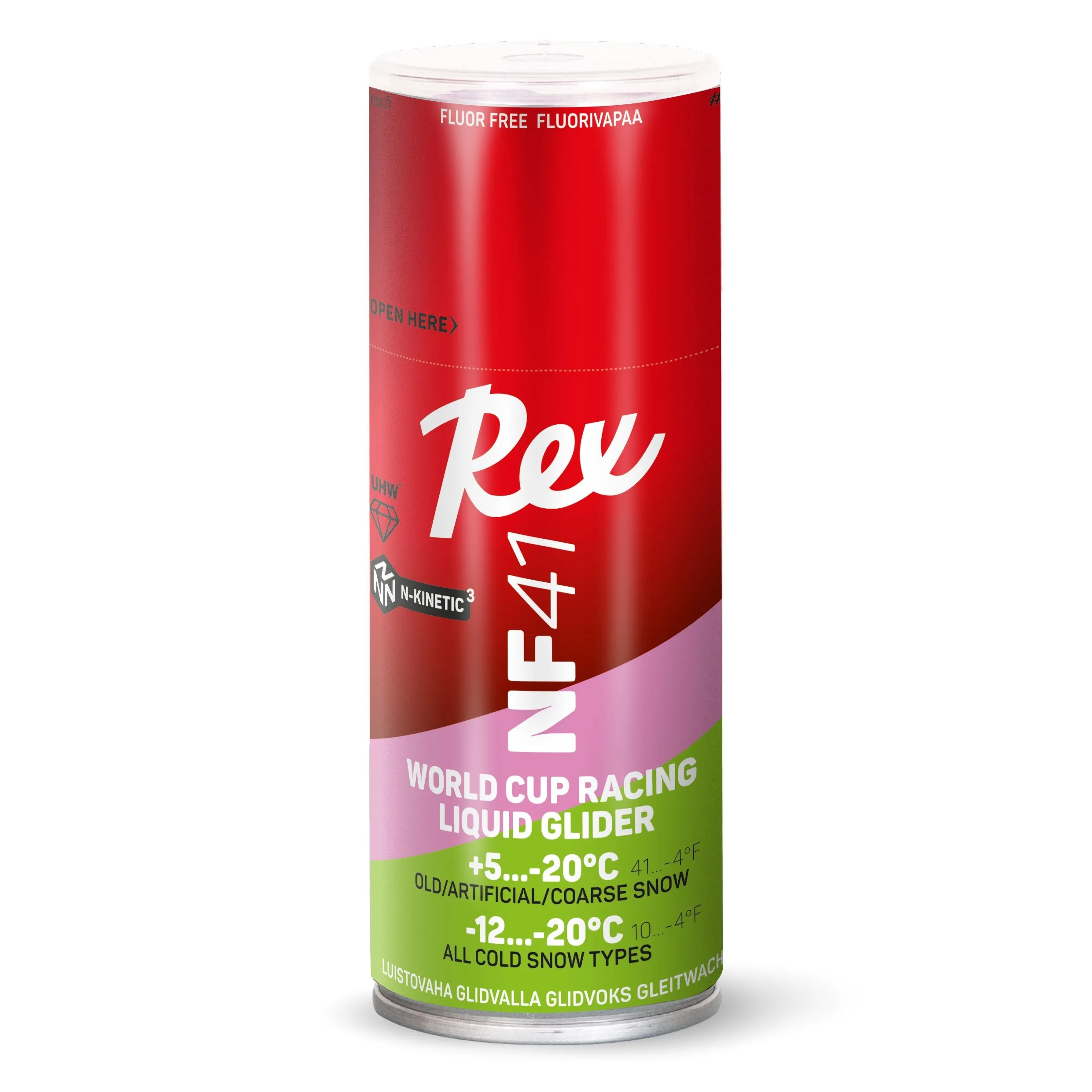 Rex Wax NF41 Pink/Green UHW Liquid Glider | (5C/-20C)