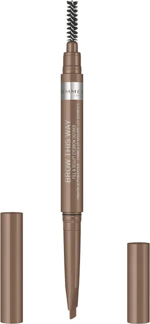 Rimmel London Brow This Way Fill & Sculpt Eyebrow Definer 001 Blonde