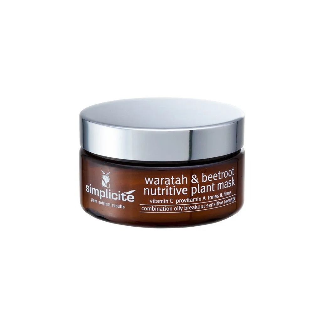 Simplicité Plant Nutrient Mask - Waratah & Beetroot - Combo/Oily Skin