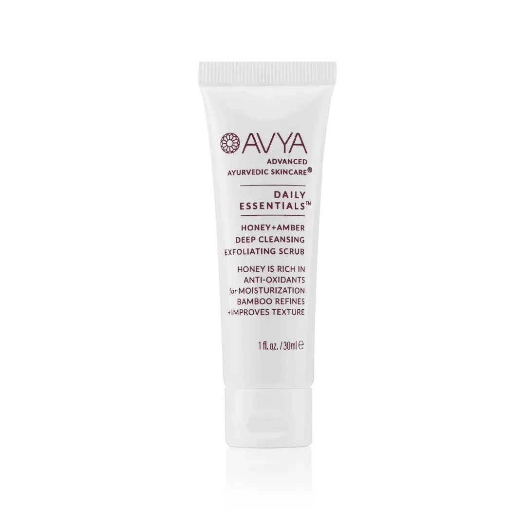 Travel Size Honey & Amber Deep Cleansing Exfoliating Scrub