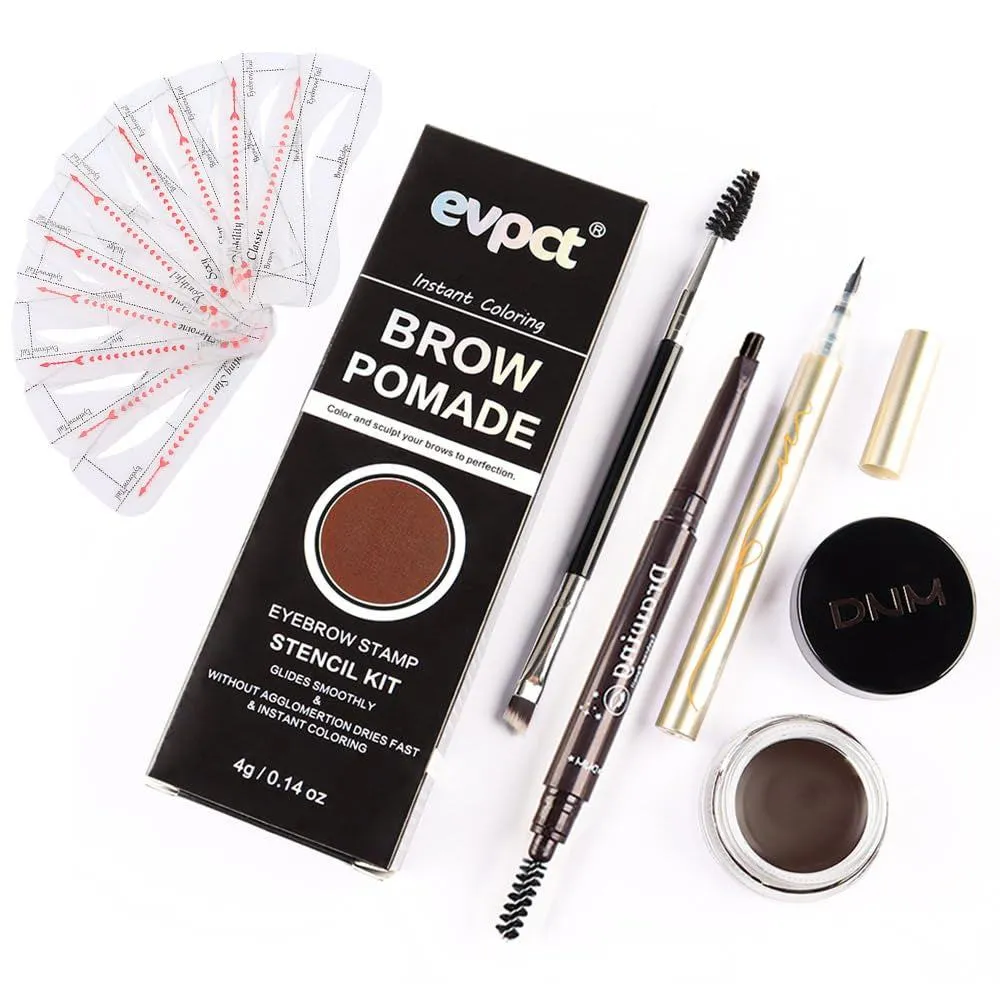 Waterproof Eyebrow Stamp Pencil Kit  for Eyebrows