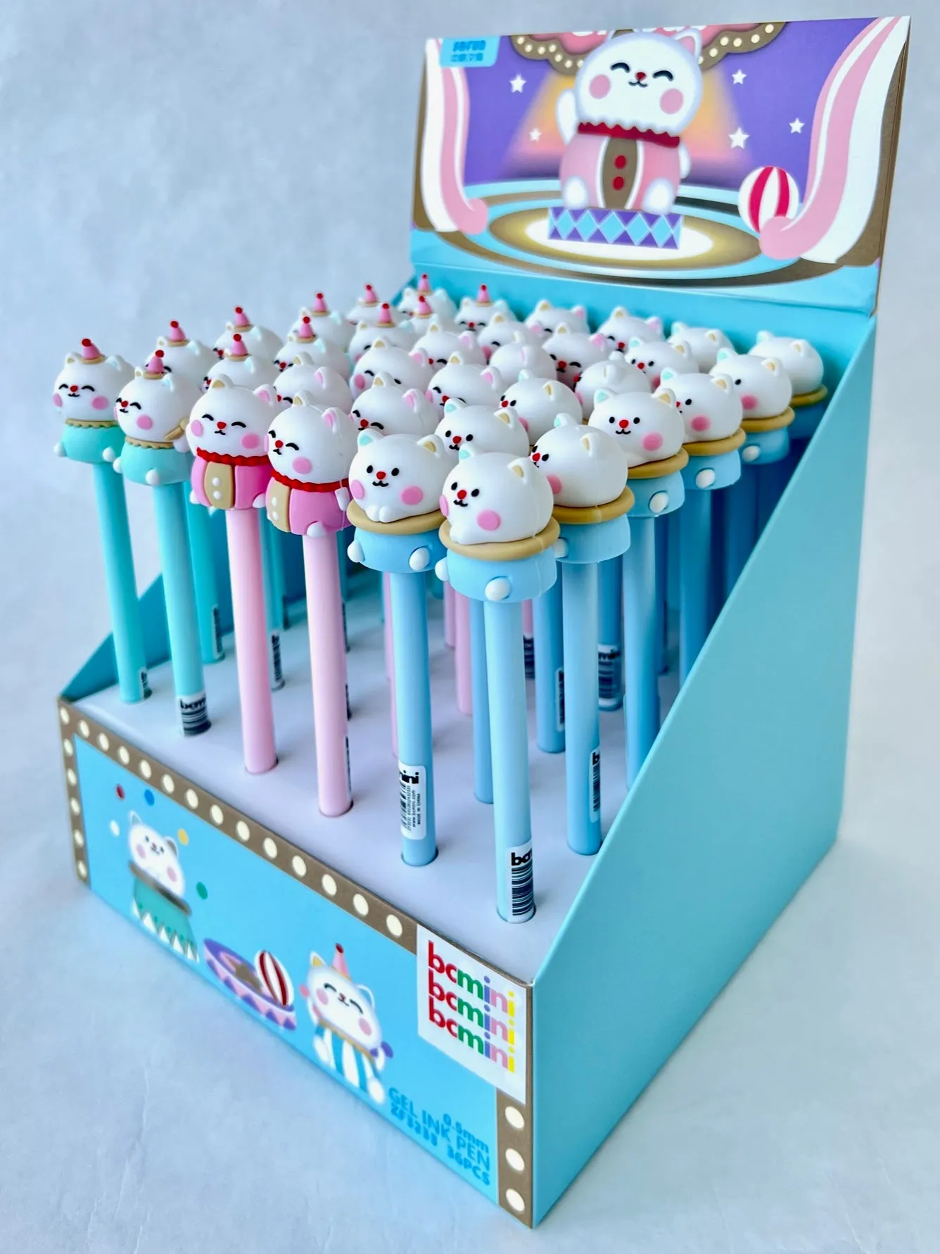 X 22540 CIRCUS LUCKY CAT GEL PEN-DISCONTINUED